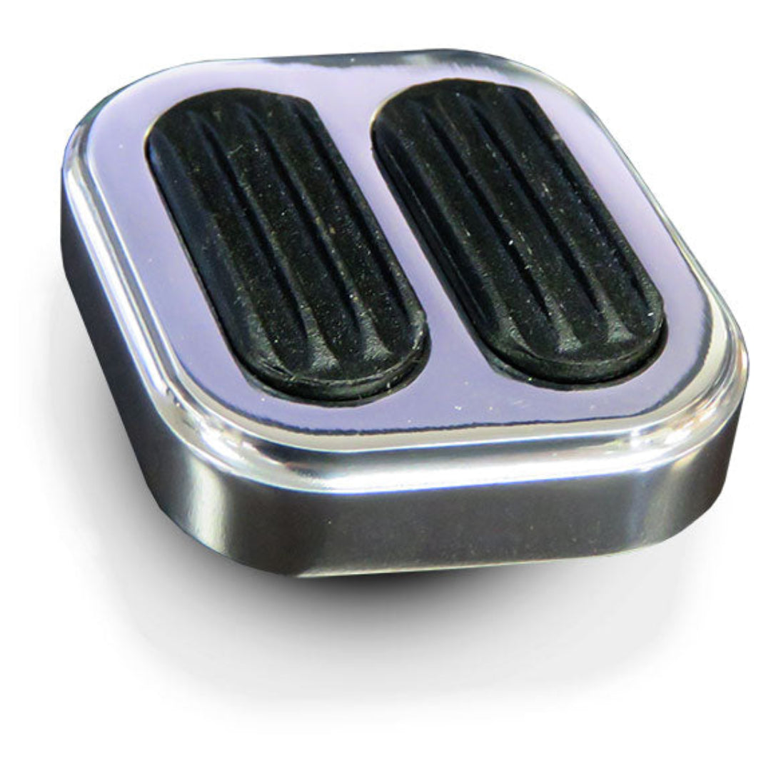 Billet Aluminum Dimmer Switch Pad w/Rubber Grip, 66-77 Ford Bronco