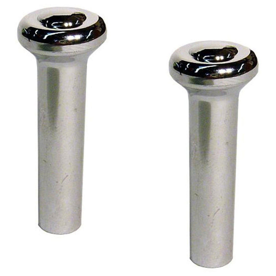 Door Lock Knobs - Chrome, Pair