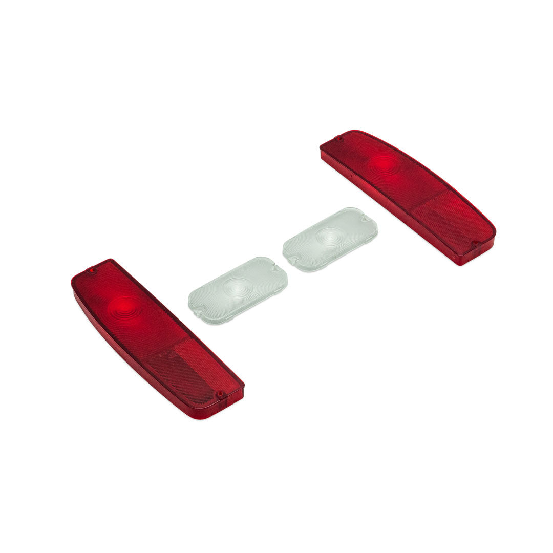 Outer Lens Kit - Taillights and Turn Signals, 1966 Ford Bronco