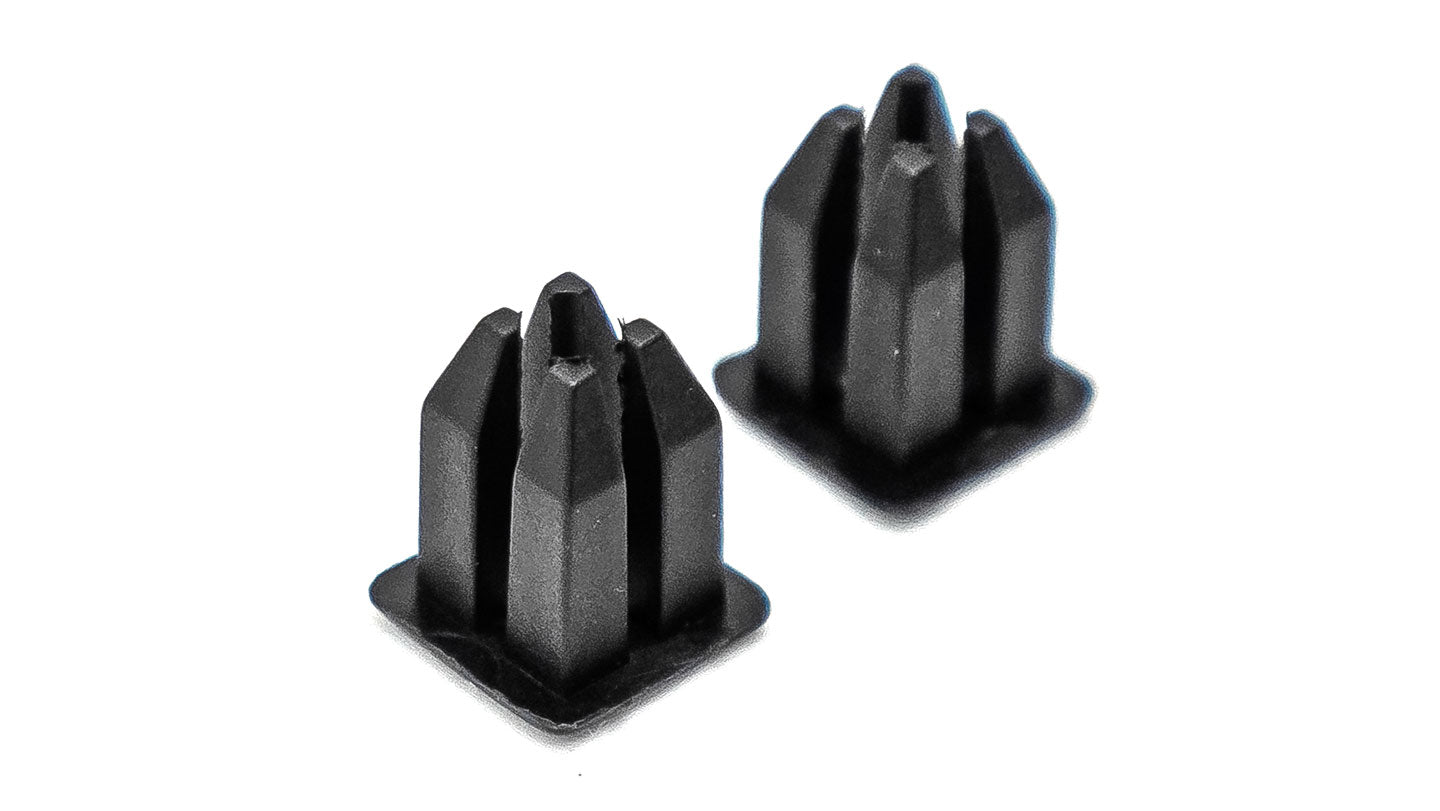 Satin Black Side Mirrors, Pair