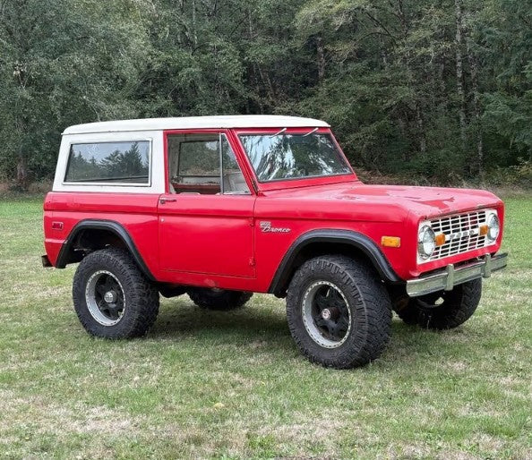 Ultra-Flex Bronco Fender Flares, Full Set, Smooth Black