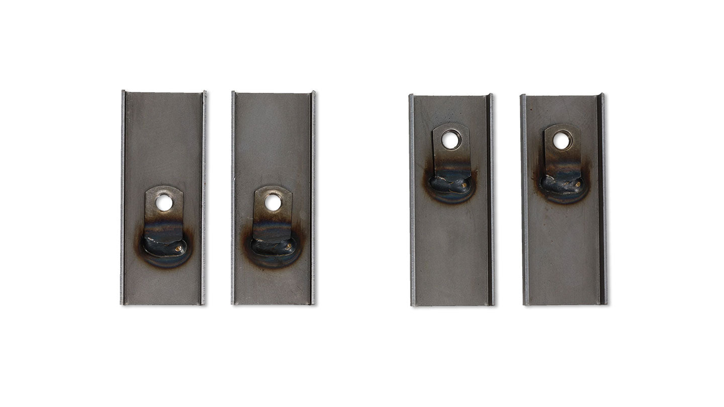 Floor Pan Seat Reinforcement Brackets, Set of 4, 1966-77 Ford Bronco
