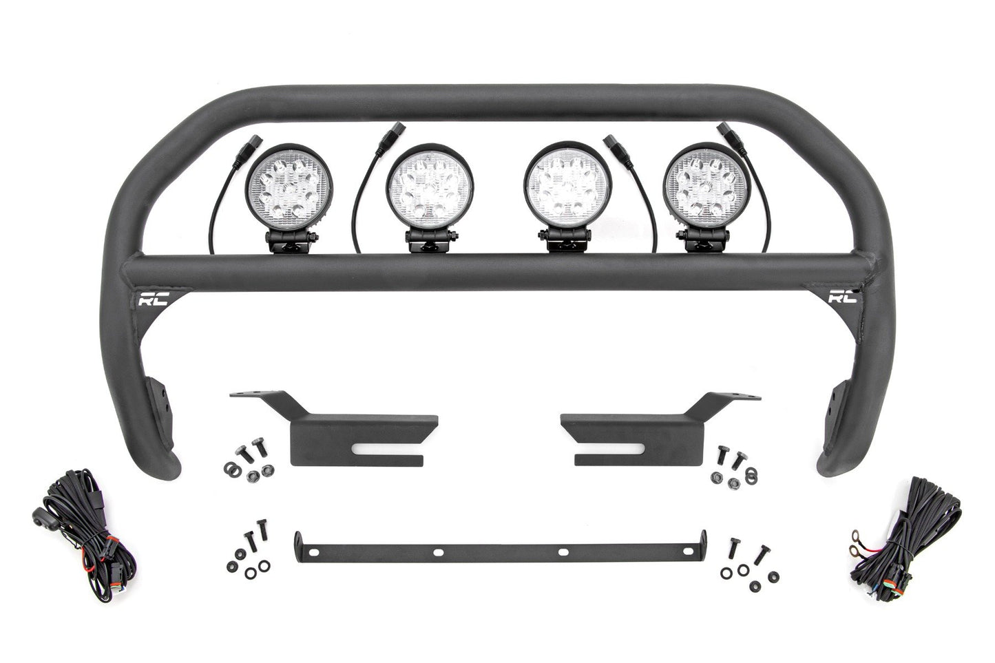 Nudge Bar w/Quad 4” Round LED -21-24 Bronco