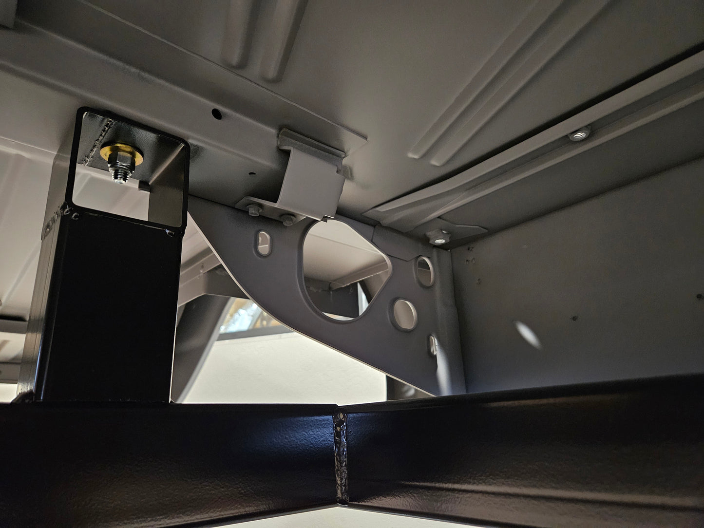 Auxiliary Fuel Tank Locating Bracket, Rear