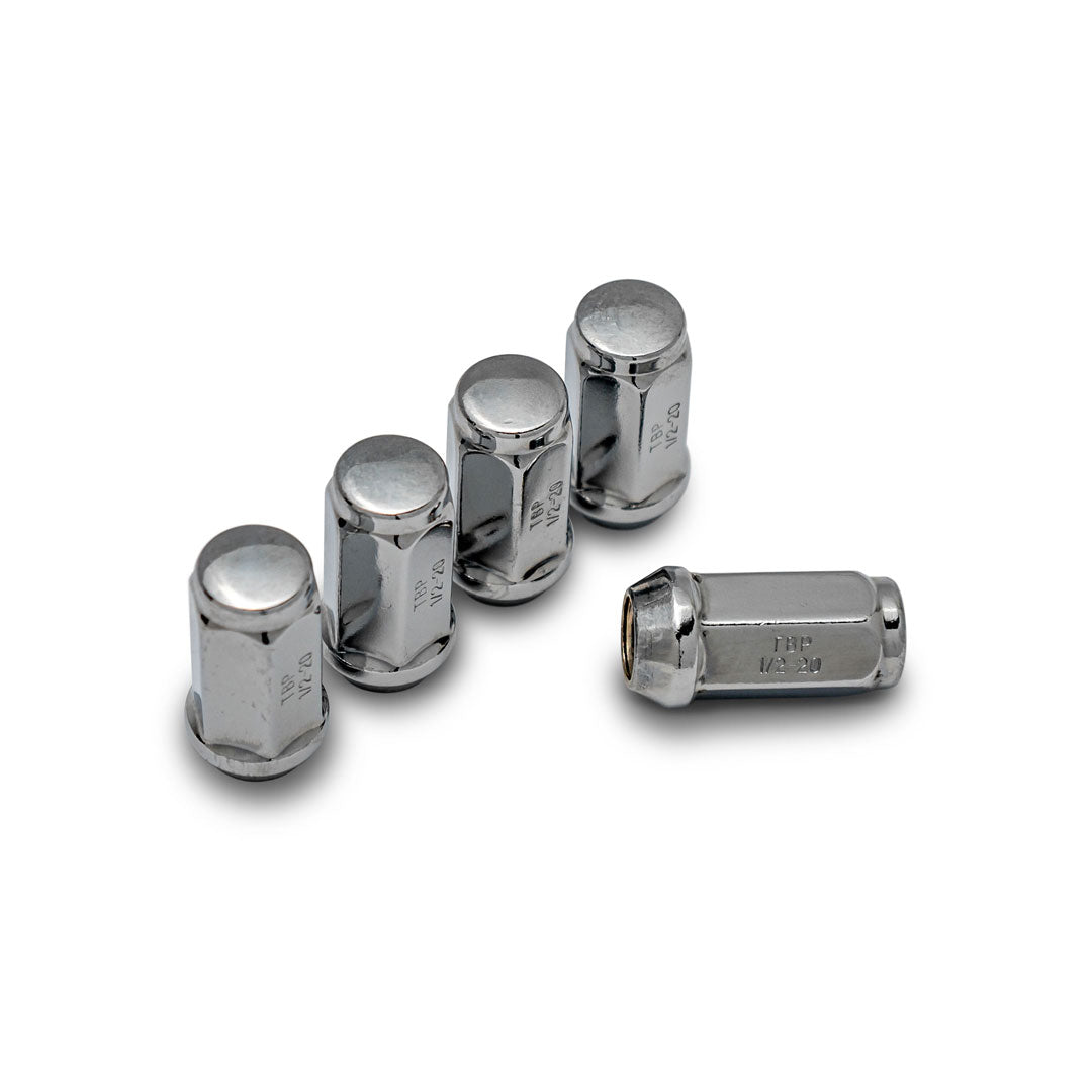 Wheel Lug Nuts, Set of 5, Acorn Style, 1966-77 Ford Bronco