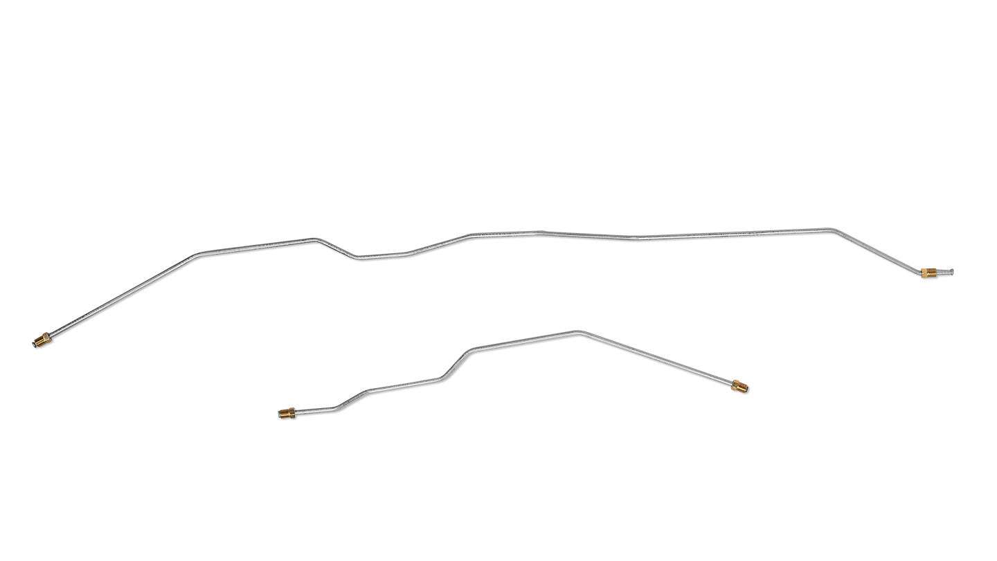 Rear Drum Brake Lines, Stainless Steel