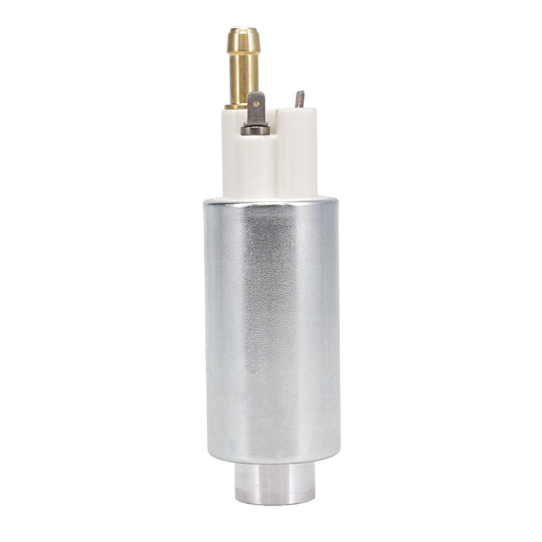 23-gallon in-tank fuel pump with carburetor fittings, side view