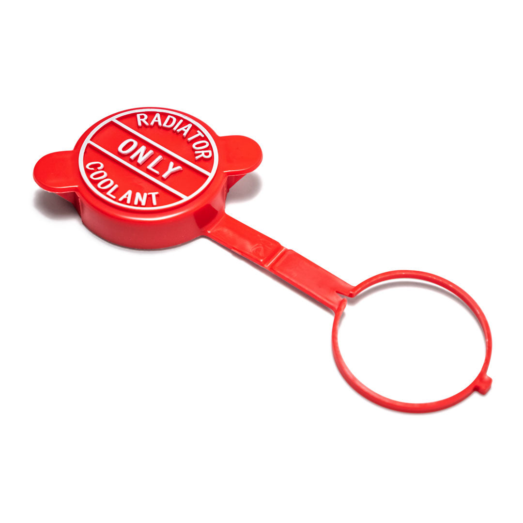 OE Overflow Bottle Cap, Red w/ Writing