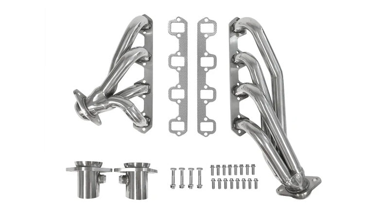 Ceramic Coated Steel Shorty Headers, 1966-77 Ford Bronco