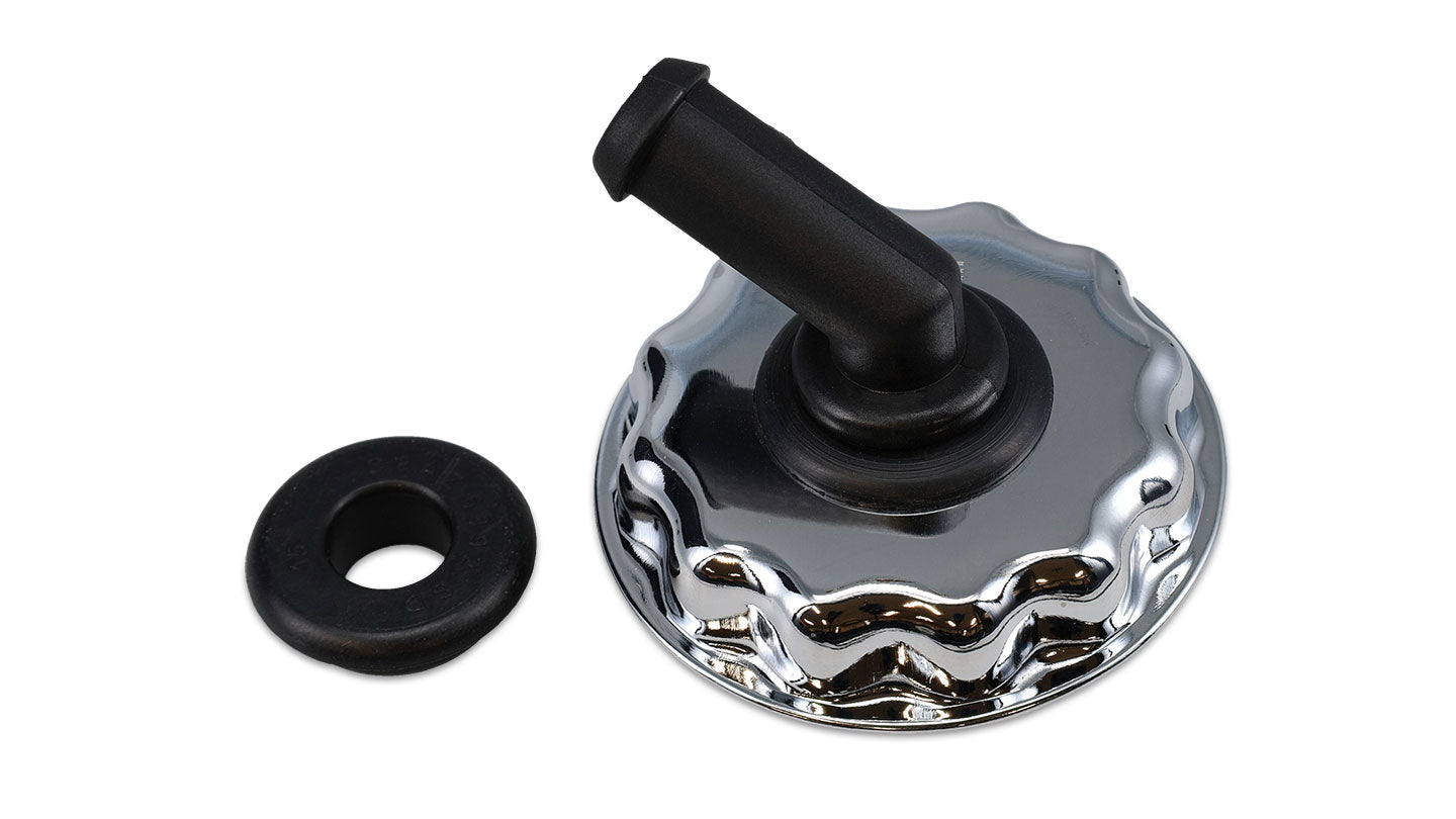 Chrome Valve Cover Breather Cap, 1966-77 Ford Bronco