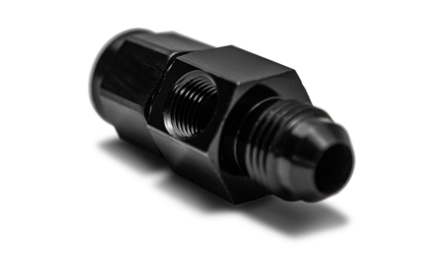 Fuel Pressure Gauge Fitting, -6AN Male/Female