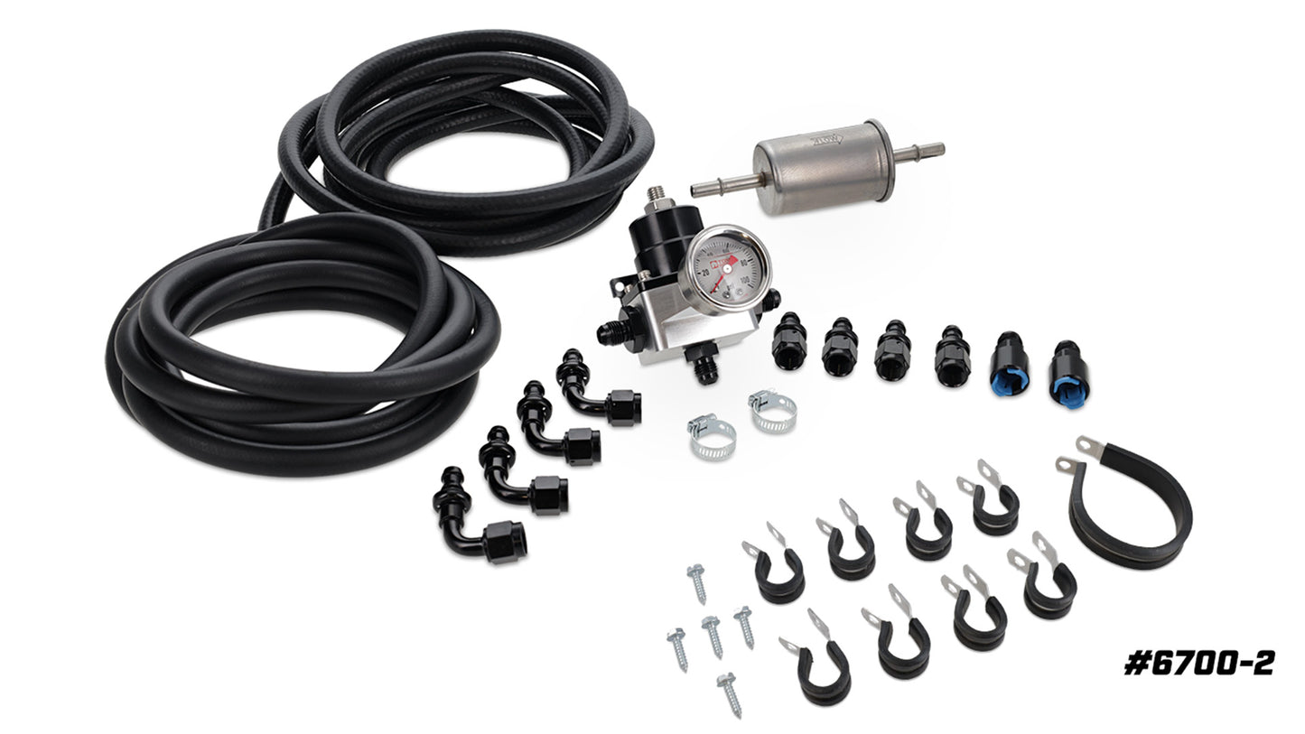 Fuel Hose & Adapter Kit for FiTech/Holley Sniper & 23 Gal EFI Tank