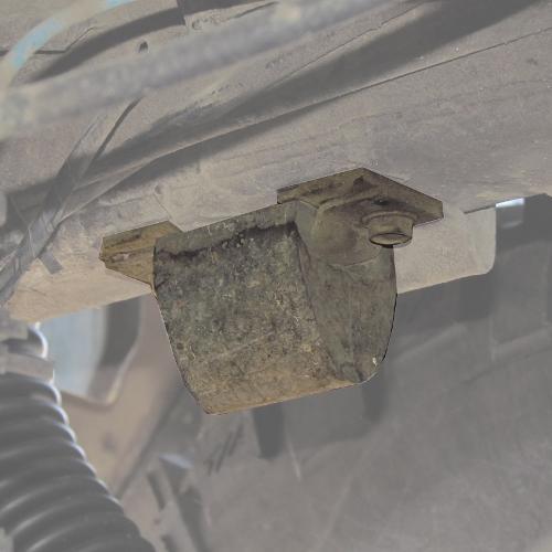 Rear Axle Bump Stop Mounting Brackets