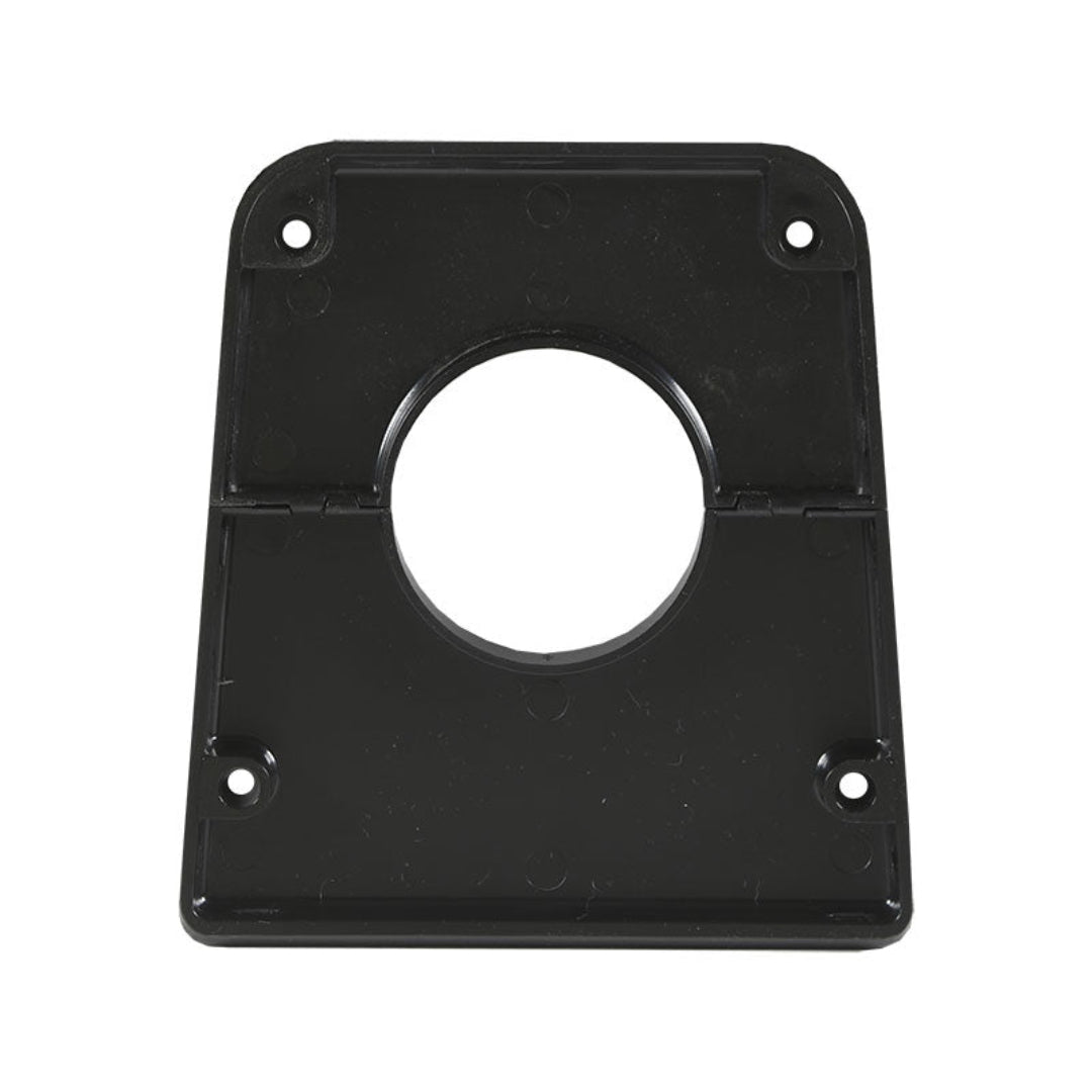 Black OE-style steering column bezel, close-up detail shot