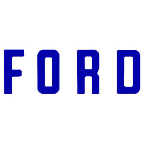 FORD Tailgate Letters, Blue, Vinyl
