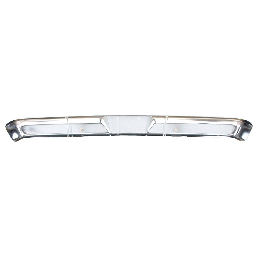 Chrome Front Bumper with License Plate Holes, 1967-78 Ford Truck