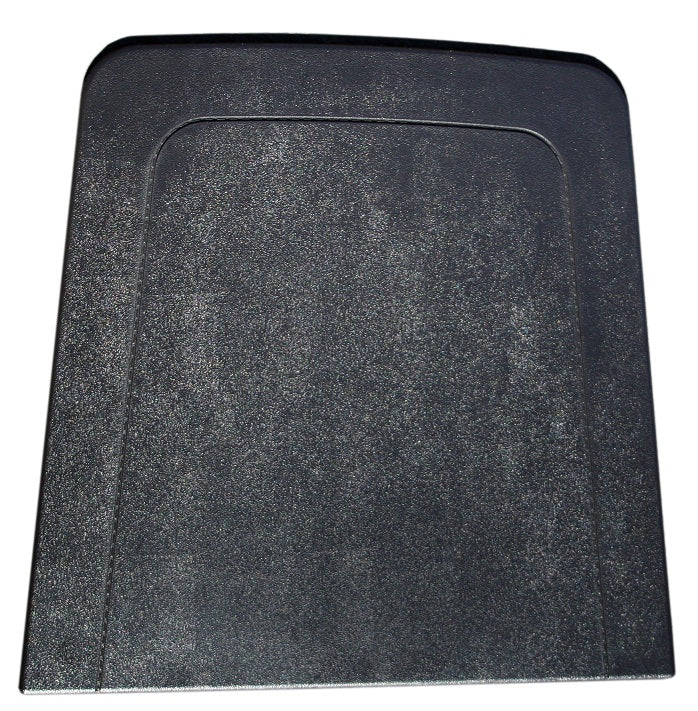 Black Front Seat Back Trim Panel, ABS, 67-77 Ford Bronco