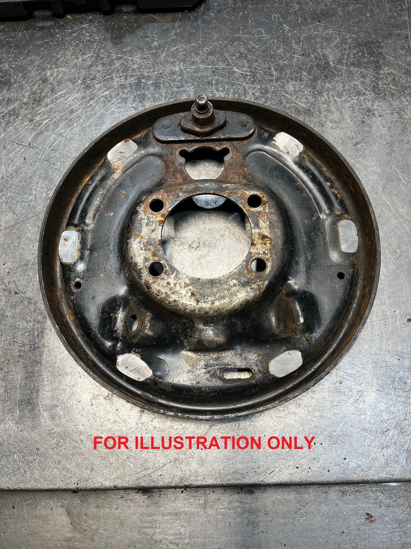 USED Rear Drum Brake Backing Plate
