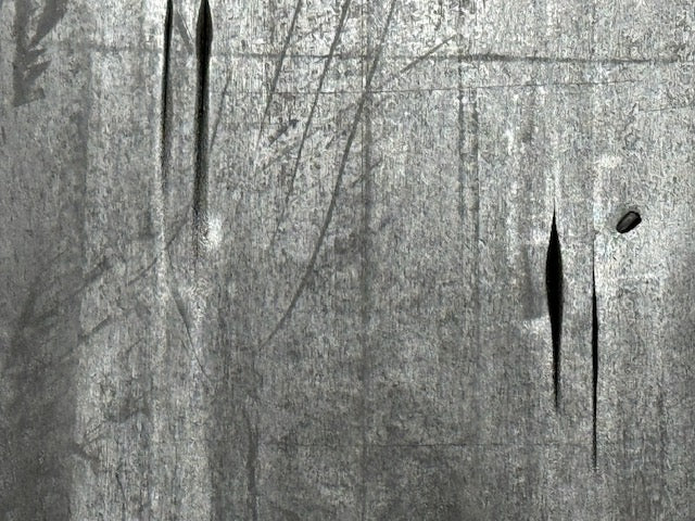 Black Rubber Rear Floor Undermat - OE Style-TORN AA