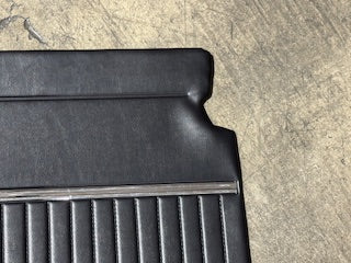 Black Vinyl Quarter Panel Inserts, 66-76 Ford Bronco-BLEM AA