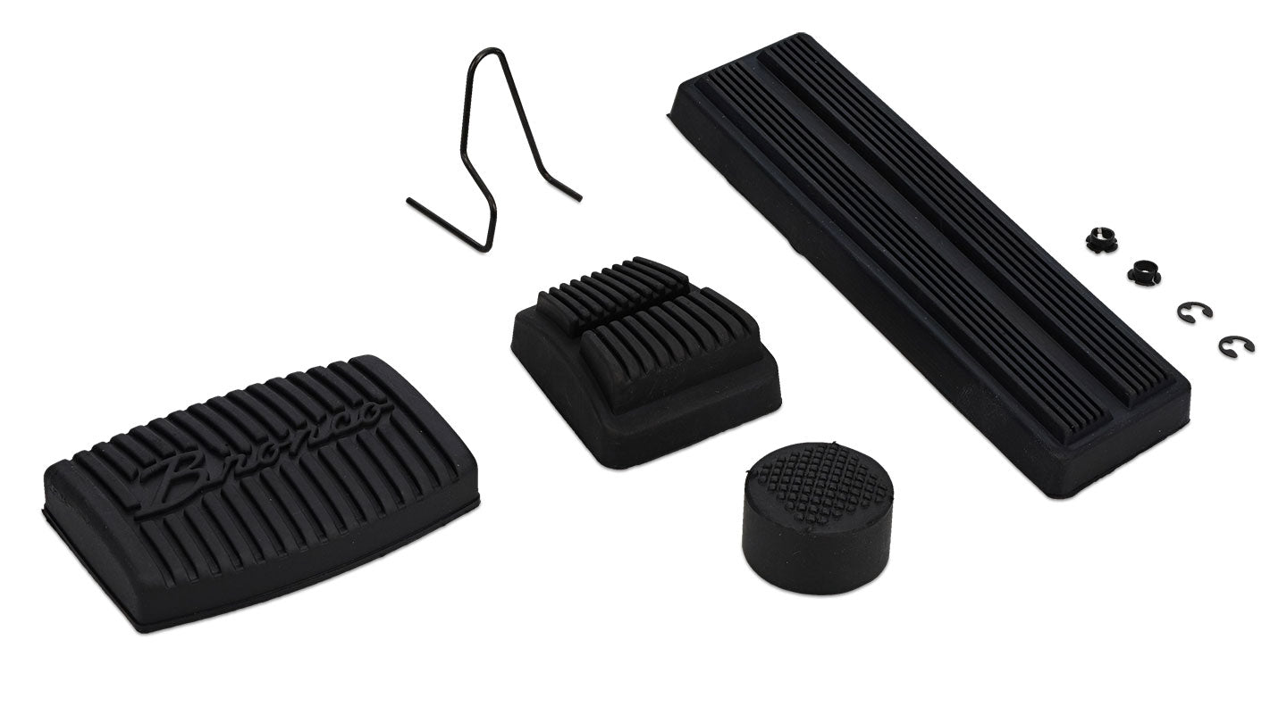 Pedal Pad Kit - SCRIPT Style for Automatic w/Drum Brakes