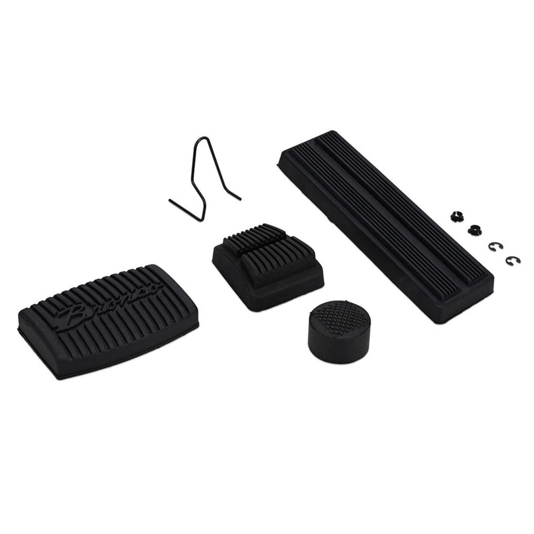 Pedal Pad Kit - SCRIPT Style for Automatic w/Drum Brakes