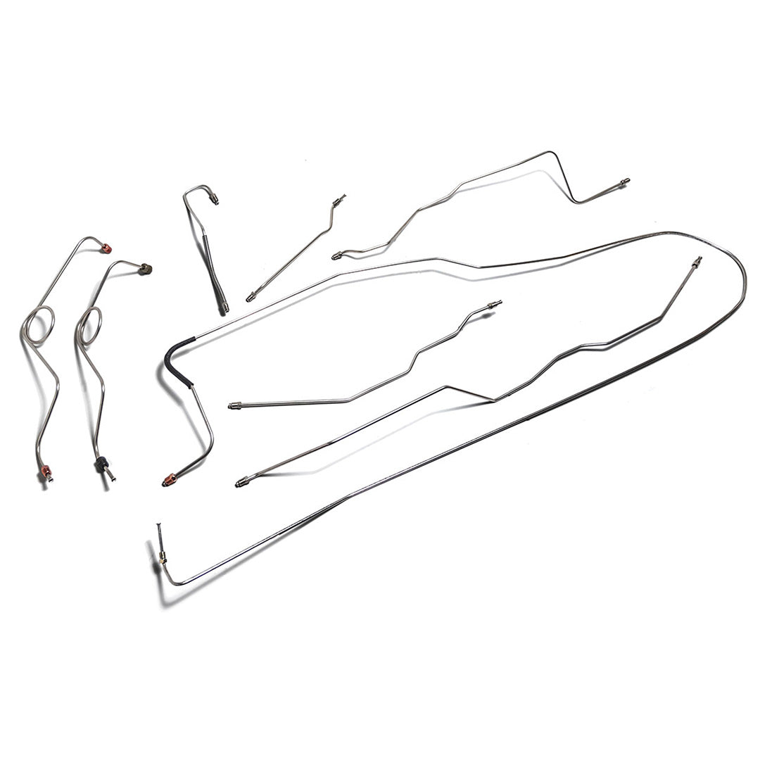 Stainless Steel Brake Line Kit, Dana 44, Front Power Disc Brake Conversion