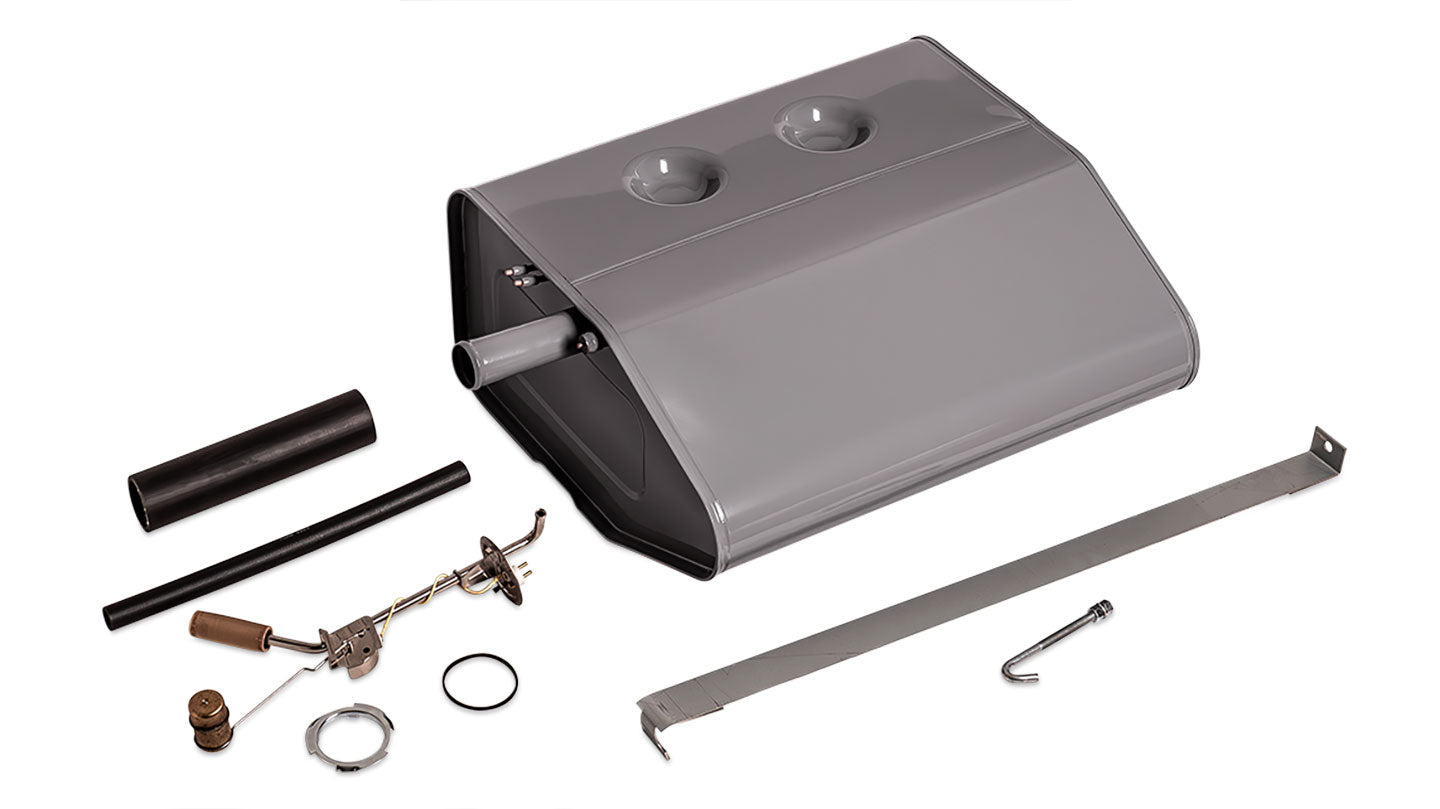 Fuel Tank Kit - Rear, Steel, 1966-76 Ford Bronco
