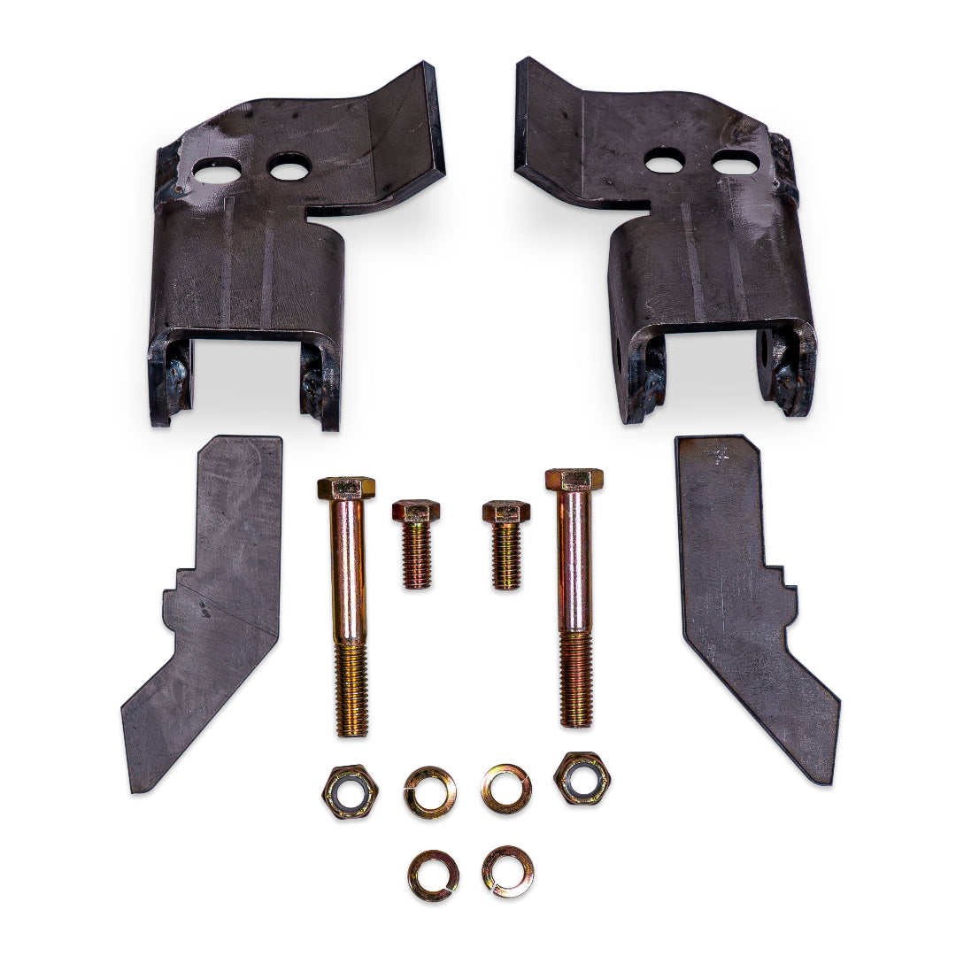 Black coil-over shock absorber with silver spring, no arms, side view