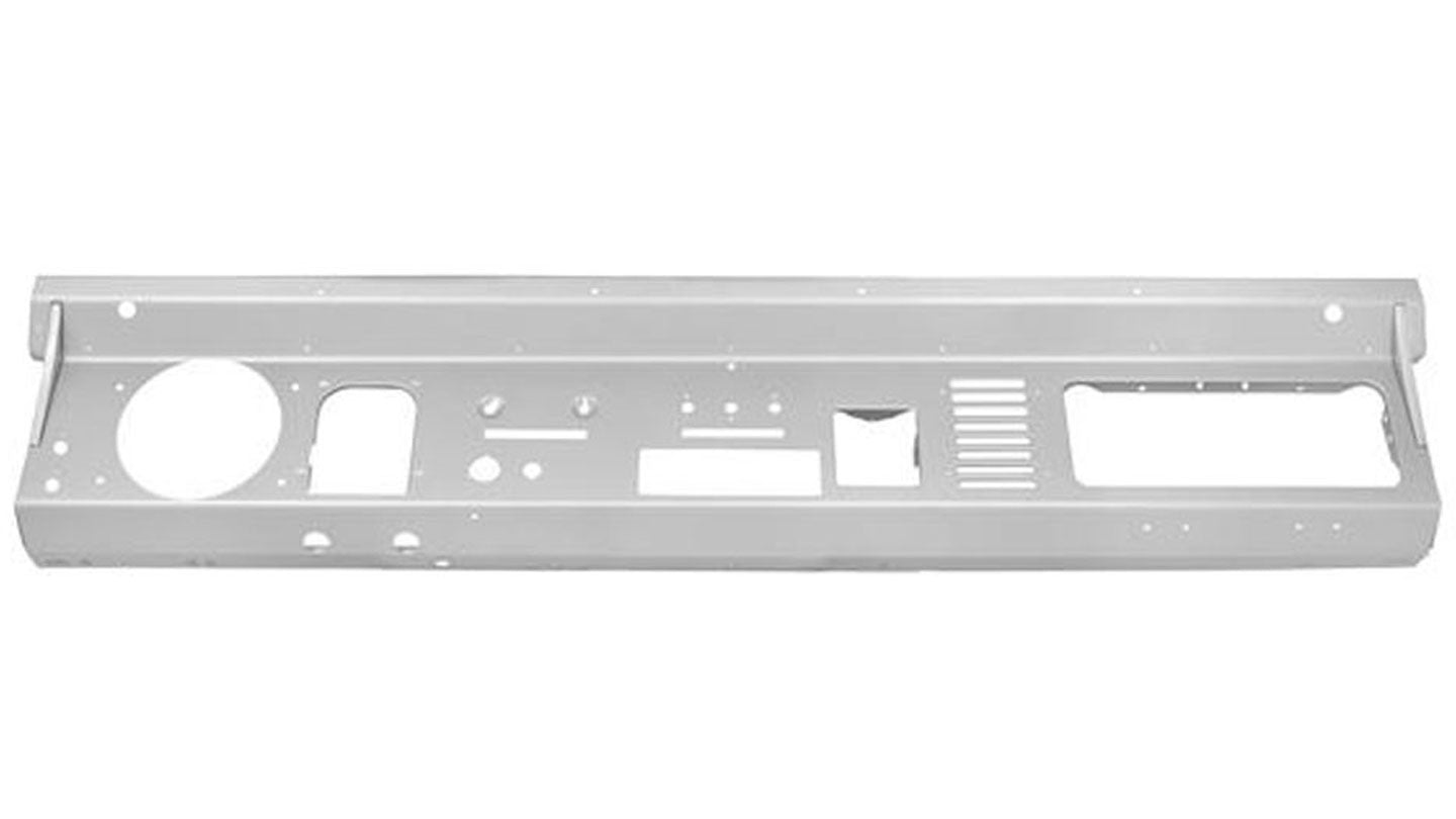 Steel Dash Panel w/Single-DIN Radio Cutout, 74-77 Ford Bronco
