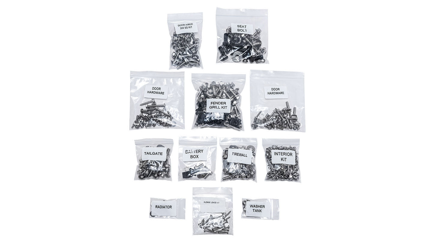 Bronco Stainless Steel Bolt & Screw Kit, No Hardtop
