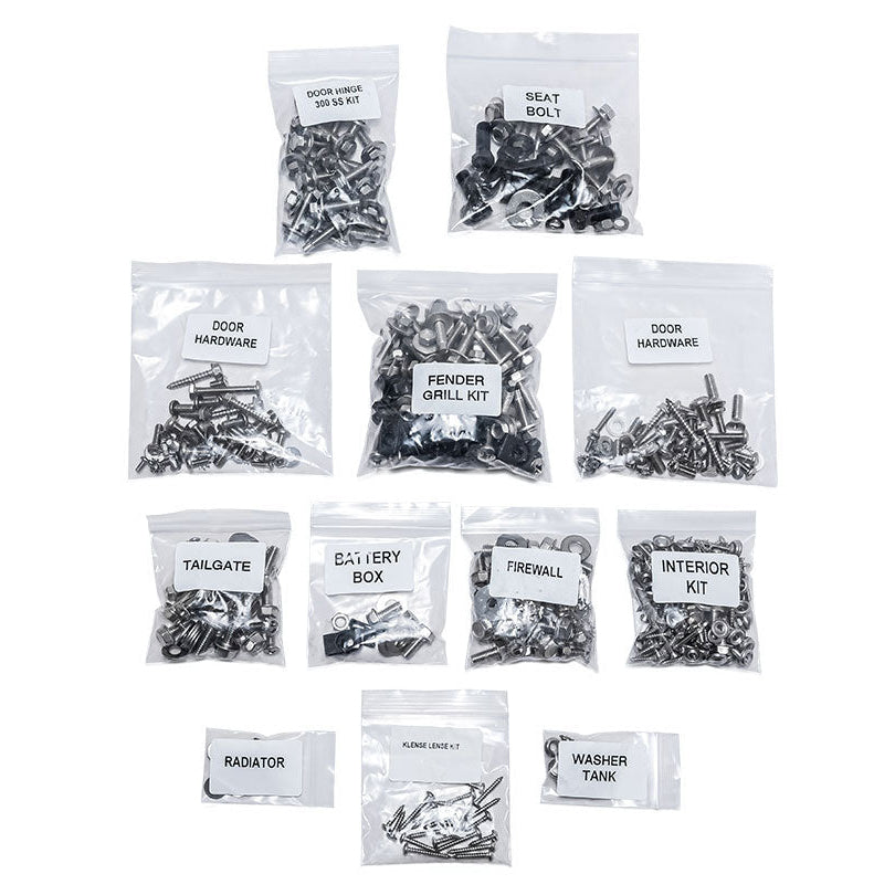Bronco Stainless Steel Bolt & Screw Kit, No Hardtop