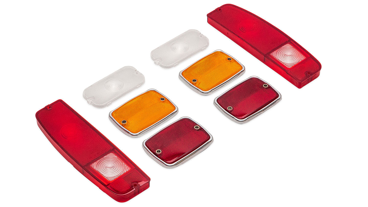 Outer Lens Kit - Taillights and Turn Signals, 1967 Ford Bronco