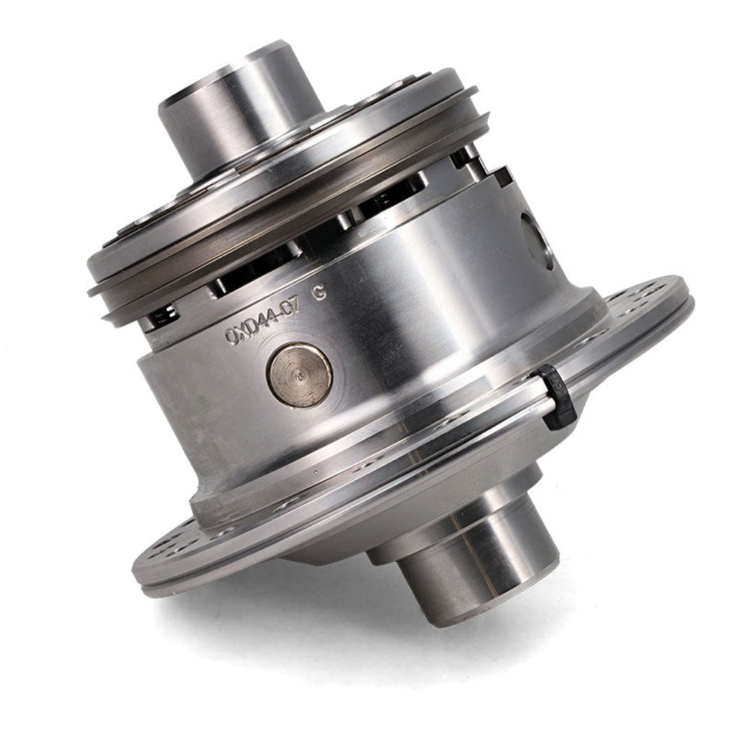 Black steel differential locker for Dana 44 axles with 3.92+ ratio, side view