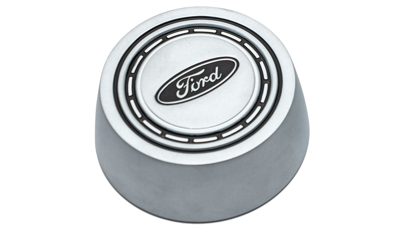 OE Style Factory Horn Button, Argent Silver, 66-73 Ford Bronco