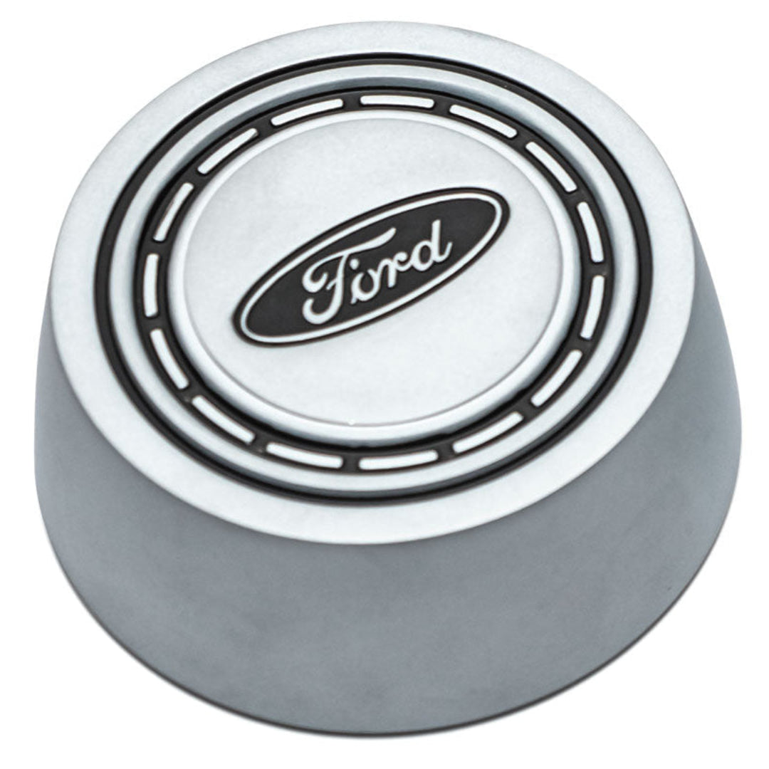 OE Style Factory Horn Button, Argent Silver, 66-73 Ford Bronco