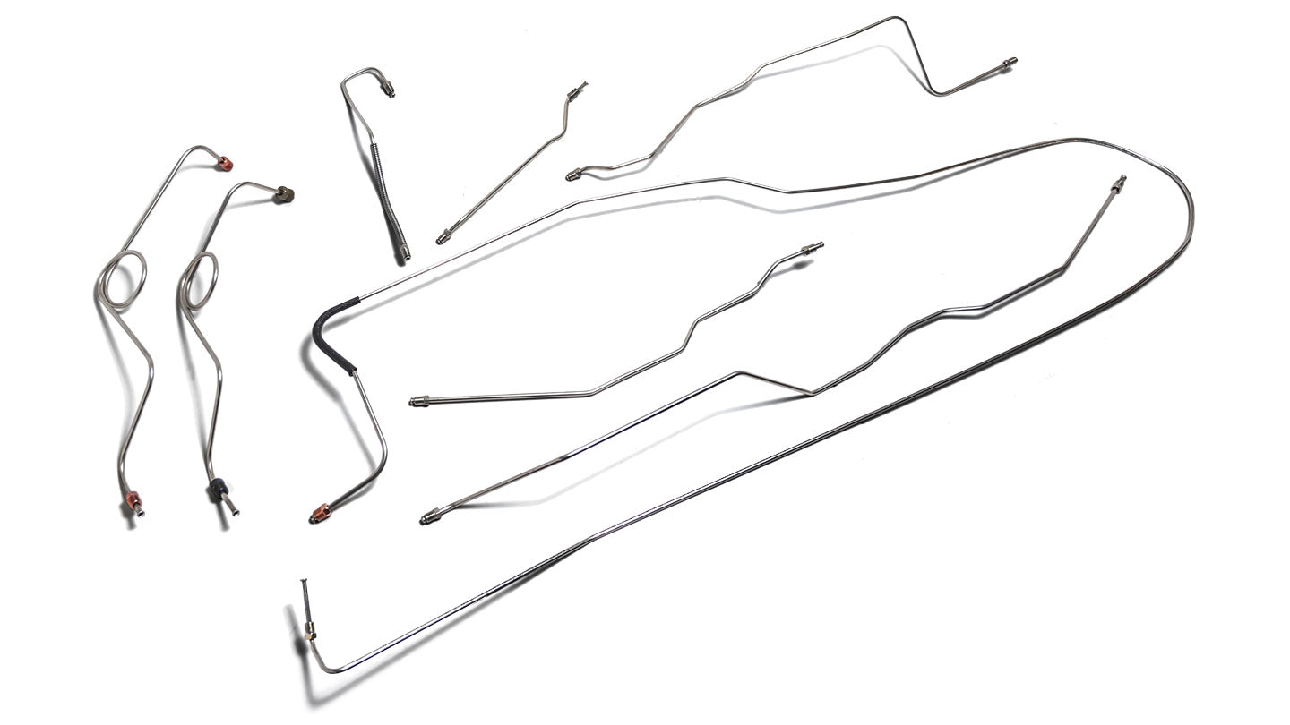 Brake Line Kit Dana 44 Stainless Steel Front Power Disc Brake Conversion