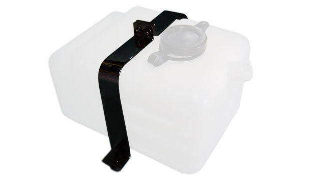 Radiator Overflow Bottle Brackets, Black OE Style