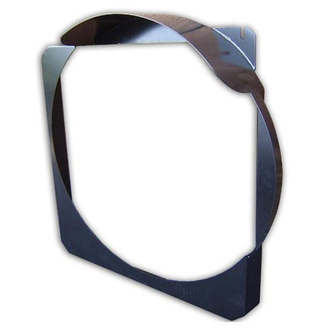 V8 Radiator Fan Shroud, Powder-Coated Steel, 66-77 Ford Bronco