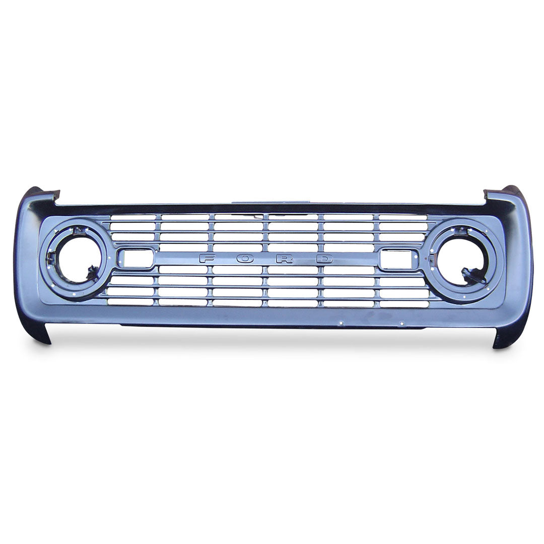 Grill - OE Stamped Steel, 69-77 Ford Bronco