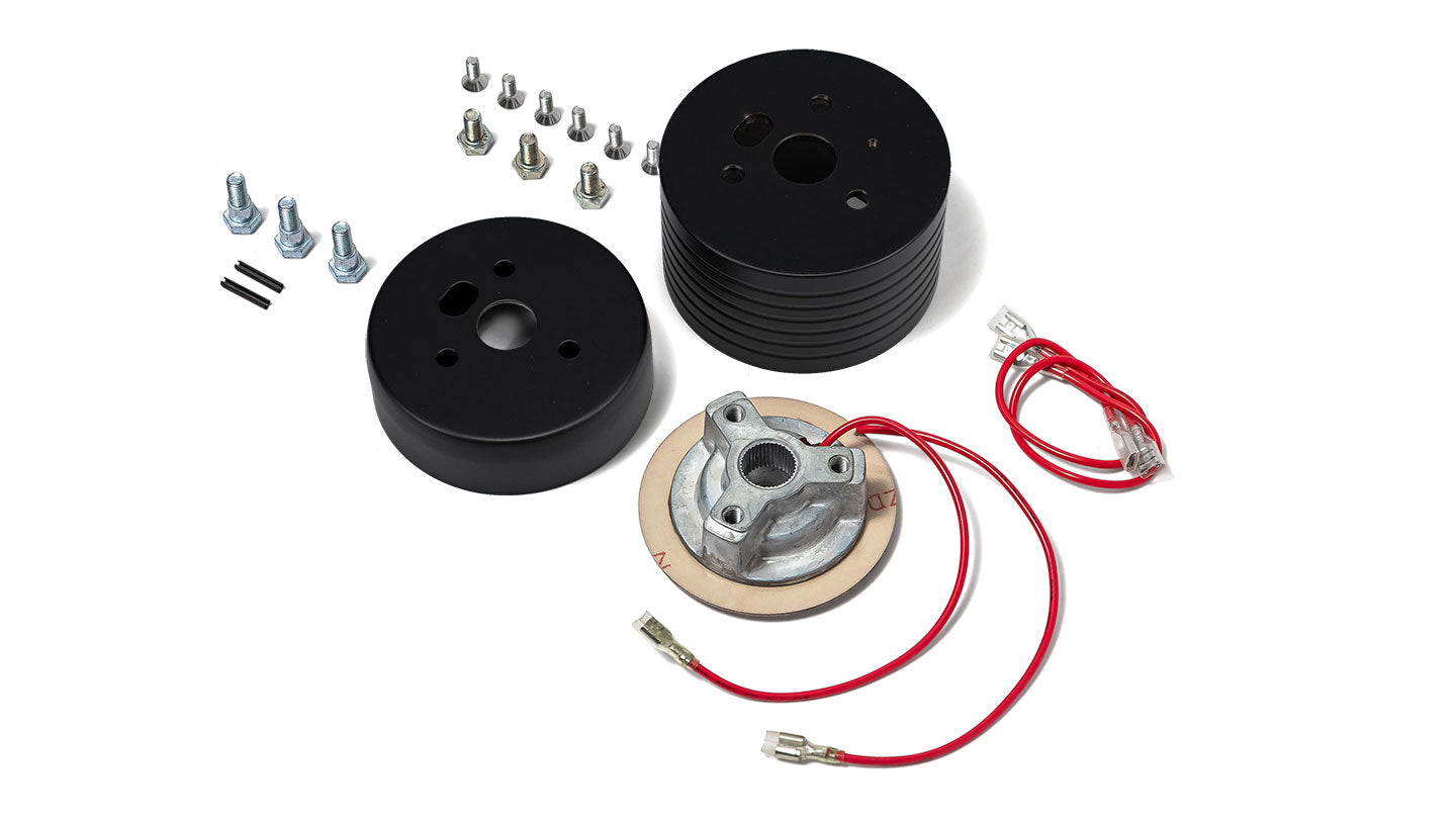 Black Steering Wheel Hub and Adapter