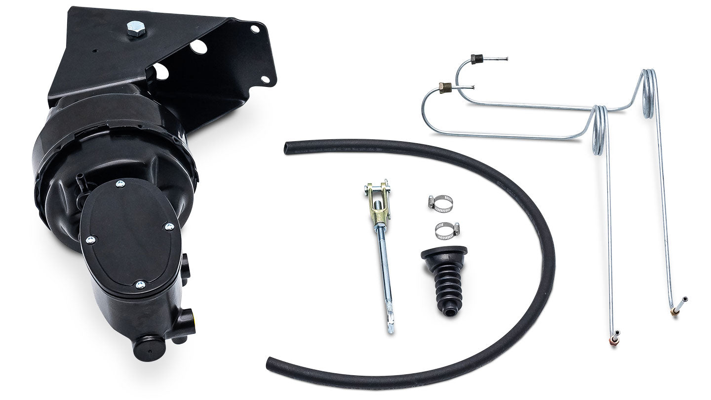 Power Brake Kit w/Billet Master Cylinder, 1966-77 Ford Bronco