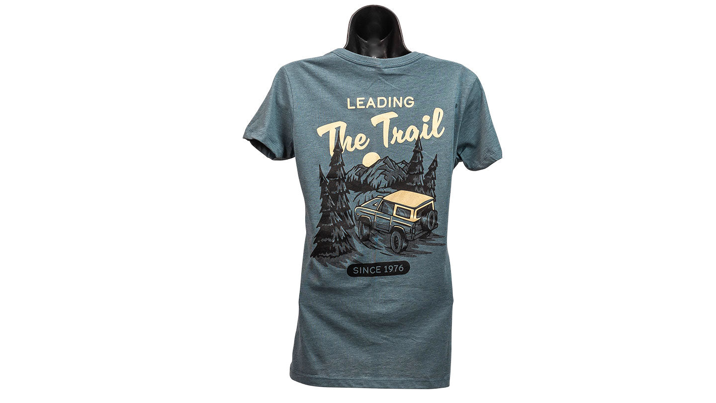 TOMS OFFROAD Ladies T-Shirt, Early Bronco Scenery, Indigo