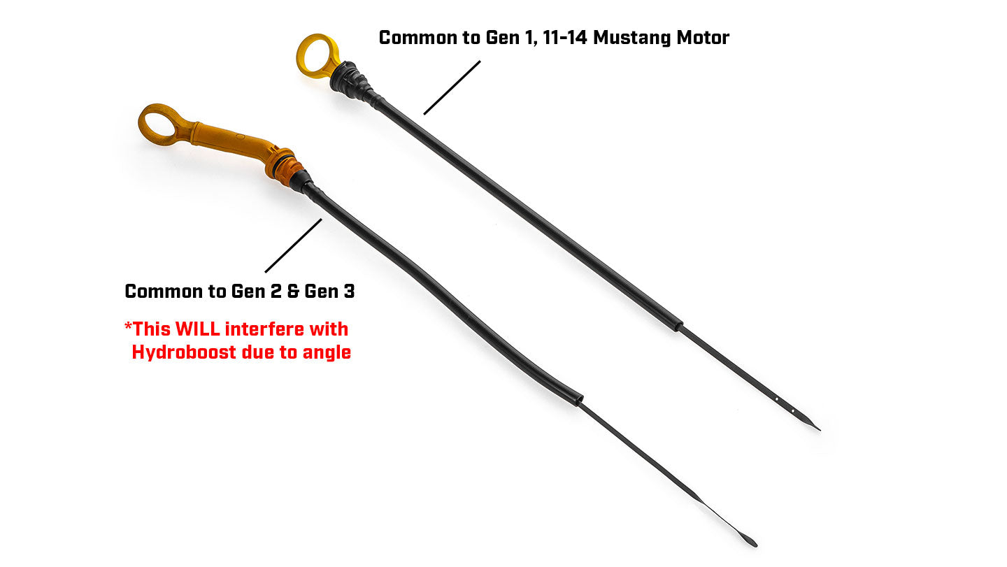 Coyote 5.0L Oil Pan Dipstick & Tube, New