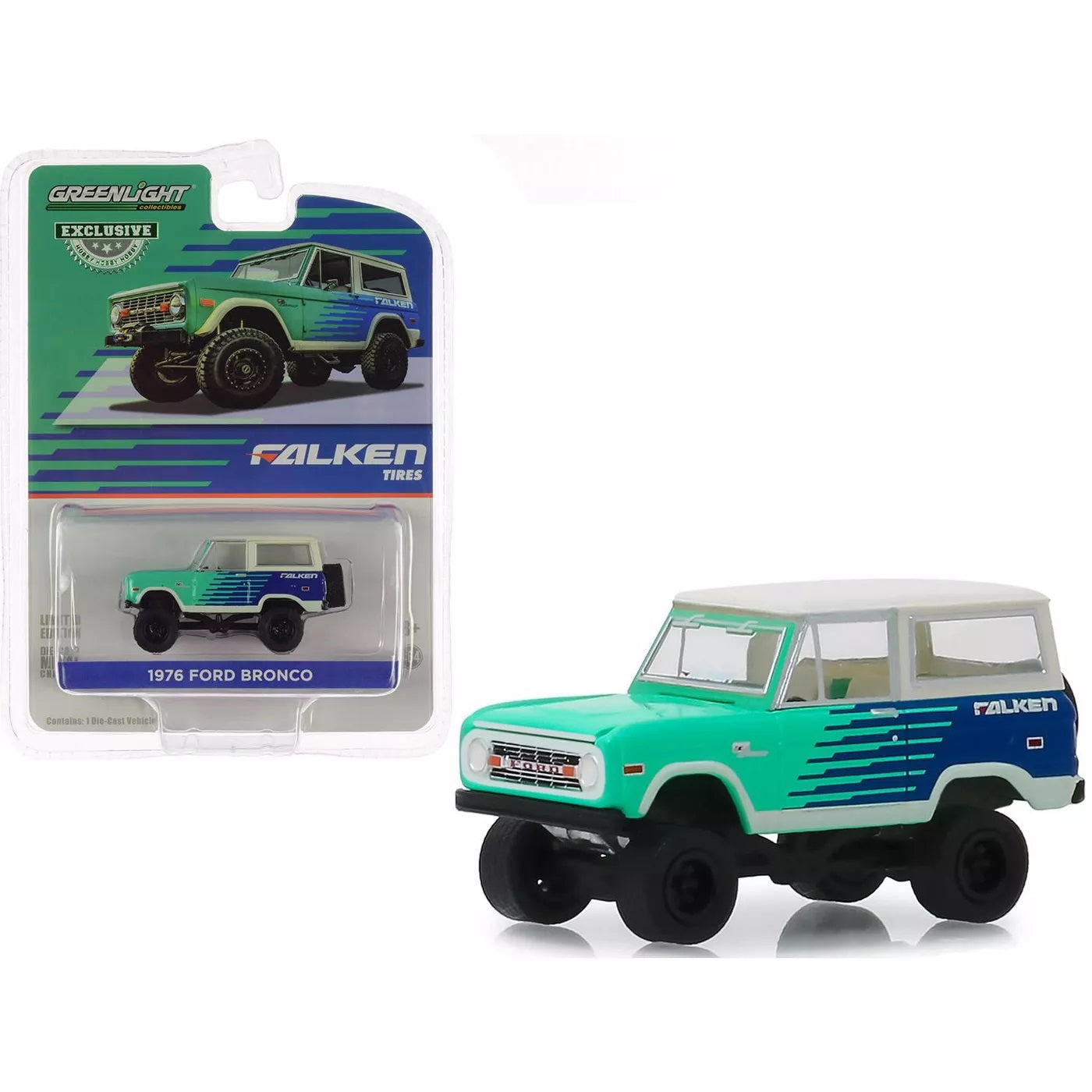 1976 Ford Bronco - Falken Tires, 1:64 Die Cast