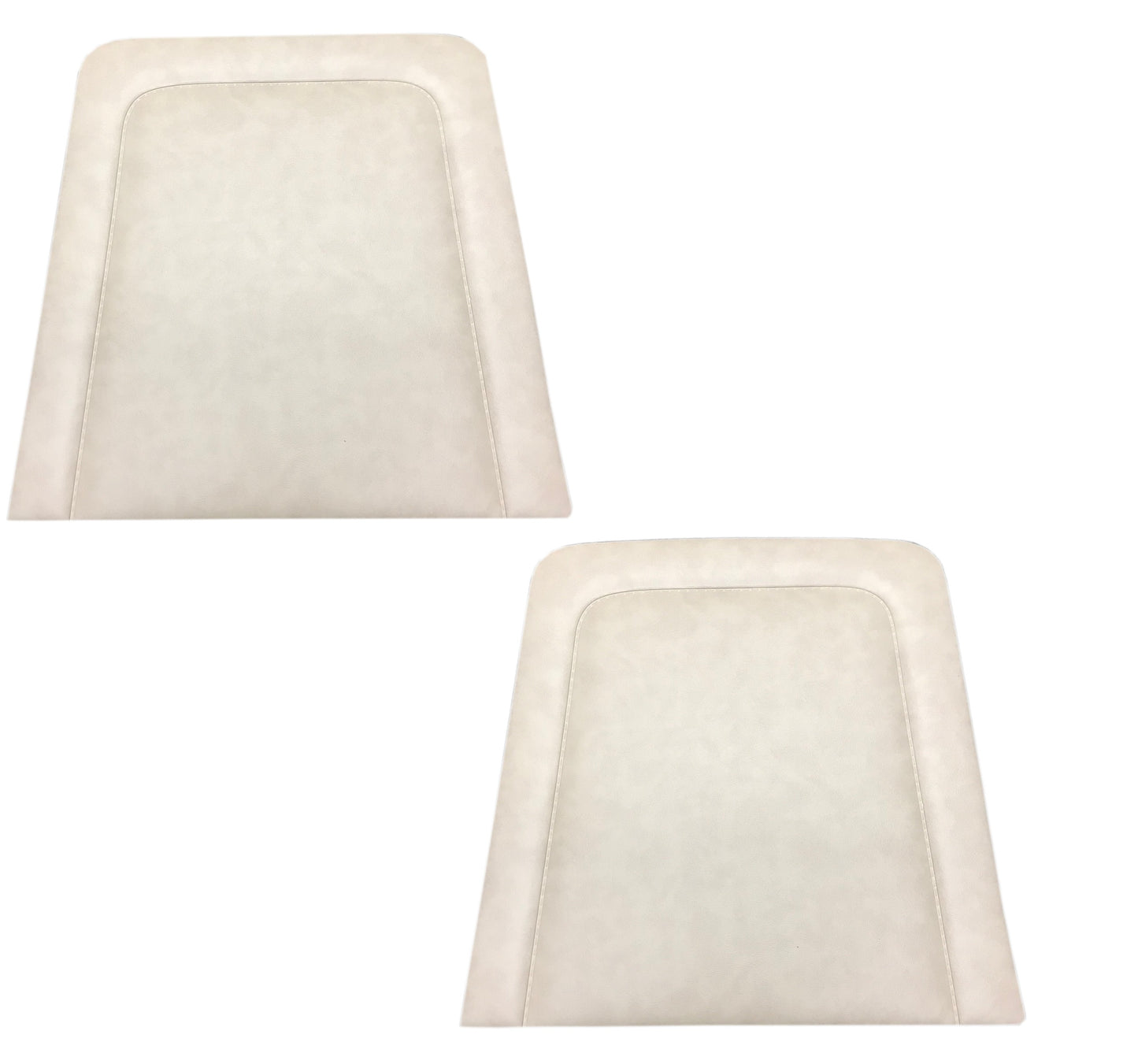 Parchment Front Seat Back Trim Panels, Vinyl, 66-77 Ford Bronco