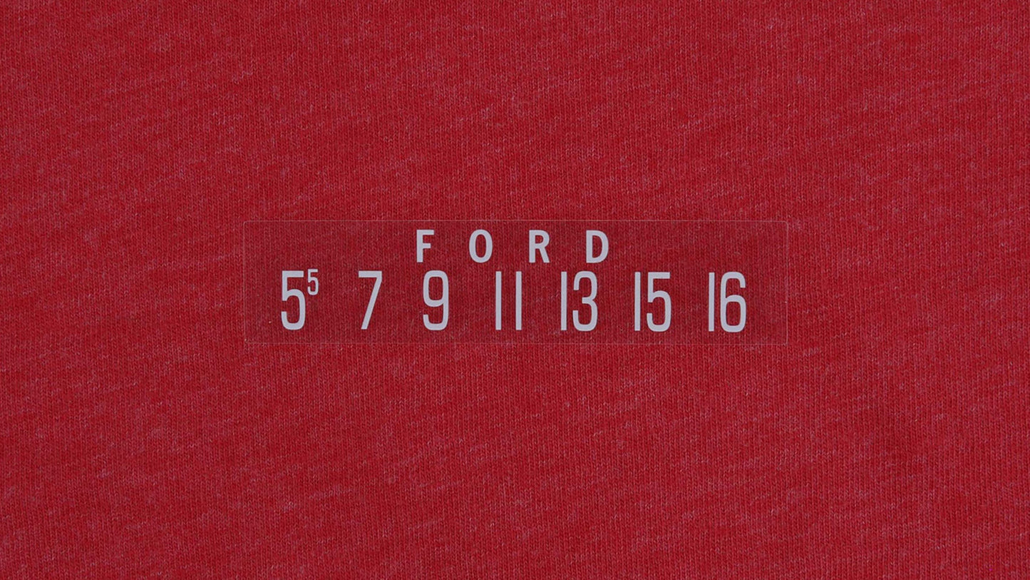 RetroSound Vintage Overlays: Ford Logo Screen Protectors for Huntington Radio