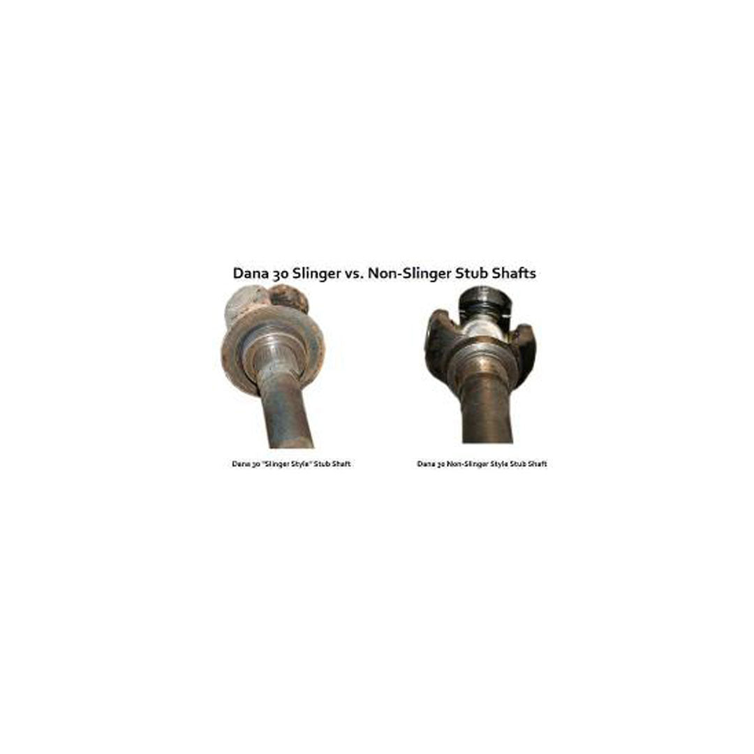 Spindle Seal for Stub Shaft with Slinger, Dana 30, 1966-71 Ford Bronco