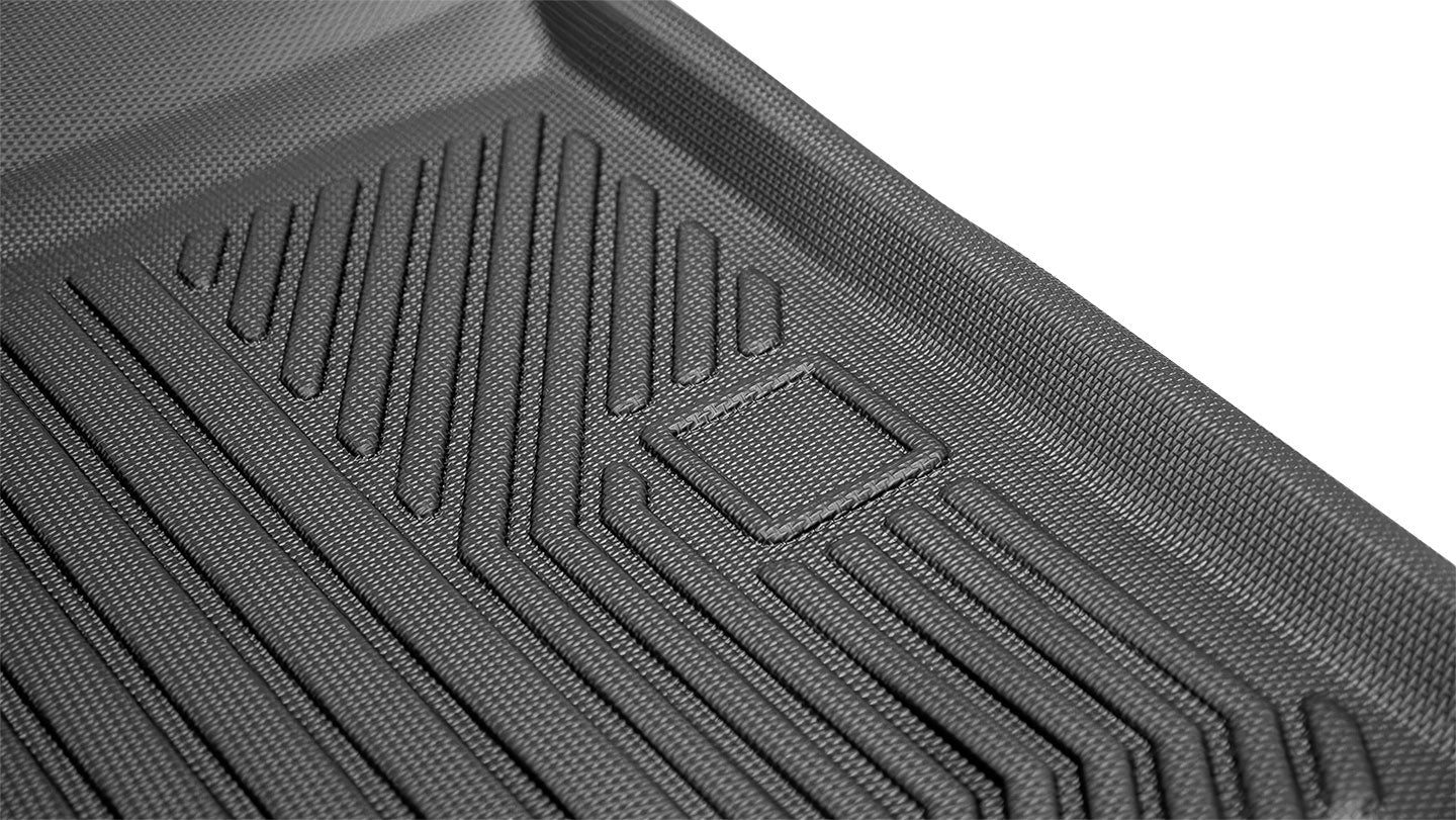 4 Piece Rubber Floor Mat Set for Early Broncos