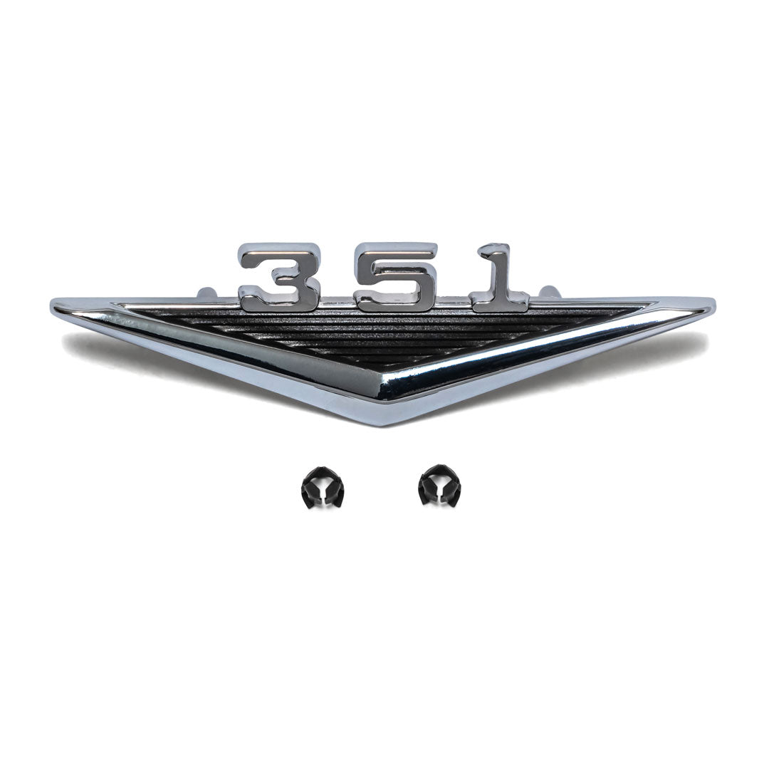 351 Vintage-Style Fender Emblem, 1966-77 Ford Bronco